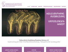 Tablet Screenshot of heileurythmie-ausbildung.de